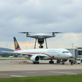Aeroporto de Guarulhos e drones