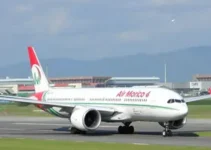 incomum decolagem do Boeing 787