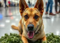 Cães farejadores haxixe aeroporto Guarulhos