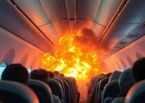 passageiro relata pânico após motor explodir em voo