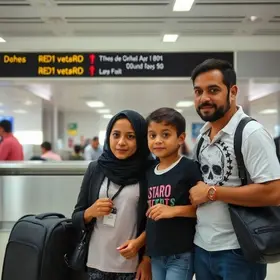 Família egípcia detida no Aeroporto de Guarulhos