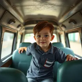 menino de 5 anos esquecido dentro de van escolar