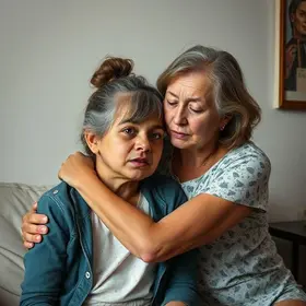 agressões a avó de 96 anos
