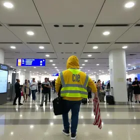extorsão de passageiros no Aeroporto de Guarulhos