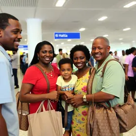 mais de 150 haitianos chegam ao aeroporto internacional de SP