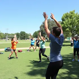 Movimentação Ginástica no Parque Fracalanza