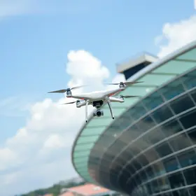 drones no Aeroporto de Guarulhos
