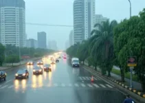 chuva provoca transtornos em Guarulhos, SP