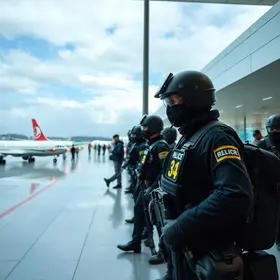 homem invade pista do aeroporto